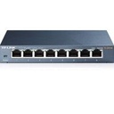 SWITCH | TP-LINK | TL-SG108  |8 PUERTOS RJ45 GIGABIT | NO ADMINISTRABLE | CARCASA METALICA | PARA ESCRITORIO | LAS ESPECIFICACIONES PUEDEN VARIAR SEGUN VERSION