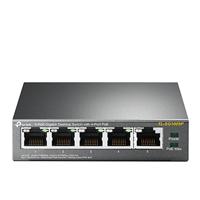 SWITCH | TP-LINK | TL-SG1005P | 5 PUERTOS RJ45 GIGABIT 10/100/1000 MBPS | NO ADMINISTRABLE |CON 4 PUERTOS POE | PARA ESCRITORIO