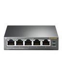 SWITCH | TP-LINK | TL-SG1005P | 5 PUERTOS RJ45 GIGABIT 10/100/1000 MBPS | NO ADMINISTRABLE |CON 4 PUERTOS POE | PARA ESCRITORIO
