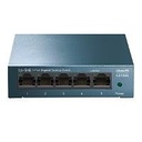 SWITCH | TP-LINK | LS105G | 5 PUERTOS RJ45 GIGABIT 10/100/1000 MBPS |  NO ADMINISTRABLE | CARCASA METALICA | PARA ESCRITORIO O MONTAJE EN PARED