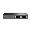 SWITCH | TP-LINK | TL-SG1016PE | 16 PUERTOS RJ45 10/100/1000 | NO ADMINISTRABLE | CON 8 PUERTOS POE+ 