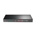 SWITCH | TP-LINK | TL-SL1218P  | 16 PUERTOS RJ45 10/100 MBPS POE CON 2 PUERTOS RJ45 GIGABIT Y 1 RANURA SFP GIGABIT | NO ADMINISTRABLE  | PARA RACK 19 PULGADAS