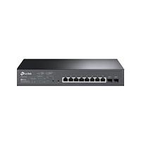 SWITCH TP-LINK TL-SG2210MP GIGABIT ADMINISTRABLE OMADA SDN 8 PUERTOS POE CAPA 2 CON 2 RANURAS SFP GIGABIT 802.3AT/AF 150W PARA ESCRITORIO O RACK