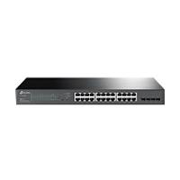 SWITCH TP-LINK TL-SG2428P 24 PUERTOS RJ45 GIGABIT 10/100/1000 MBPS POE CON 4 RANURAS SFP GIGABIT NEGOCIACION AUTOMATICA / AUTO MDI / MDIX PARA RACK DE 19 PULGADAS