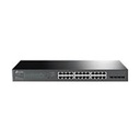 SWITCH TP-LINK TL-SG2428P 24 PUERTOS RJ45 GIGABIT 10/100/1000 MBPS POE CON 4 RANURAS SFP GIGABIT NEGOCIACION AUTOMATICA / AUTO MDI / MDIX PARA RACK DE 19 PULGADAS