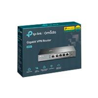 ROUTER VPN TP-LINK ER605 GIGABIT OMADA BALANCEADOR DE CARGA GIGABIT 4 PUERTOS WAN 1 PUERTO WAN GIGABIT Y 3 PUERTOS WAN / LAN 25,000 SESIONES CONCURRENTES, 20 TNELES VPN IPSEC