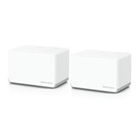 Router, Mercusys, Halo H70X (2-Pack), WiFi 6, Mesh, AX1800, Doble Banda, Cubre hasta 350m² (depende de condiciones ambientales y tráfico de cada usuario), 150 dispositivos