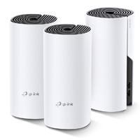 Router Deco E4(3-pack) AC1200 Dual Band WiFi Mesh, 2 puertos WAN/LAN 10/100 Mbps