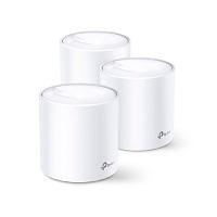 Router TP-Link Deco X20(3-pack) AX1800 sistema en malla WiFi 6 para el hogar Dual-Band 802.11AX/AC/A/B/G/N, 2 RJ45 Gigabit, 4 antenas internas, 560m², Beamforming, seguridad WPA3