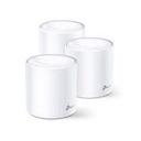 Router TP-Link Deco X20(3-pack) AX1800 sistema en malla WiFi 6 para el hogar Dual-Band 802.11AX/AC/A/B/G/N, 2 RJ45 Gigabit, 4 antenas internas, 560m², Beamforming, seguridad WPA3