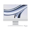 iMac 24 Retina 4.5K con Chip M3 de Apple, CPU de 8 núcleos y GPU de 10 núcleos, 16GB de RAM, 1TB SSD, 2 Thunderbolt 4, 2 USB 3, Gigabit Ethernet, Magic Keyboard con Touch ID, en elegante color Plata