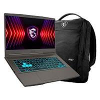 Portátil Gamer MSI Thin 15 B12VE, Procesador Core i5-12450H hasta 4.4GHz, 16GB DDR4 RAM (8GBx2), 512GB NVMe SSD, NVIDIA RTX 4050 6GB GDDR6, Pantalla 15.6" FHD 144Hz, Windows 11 Home, Incluye Backpack