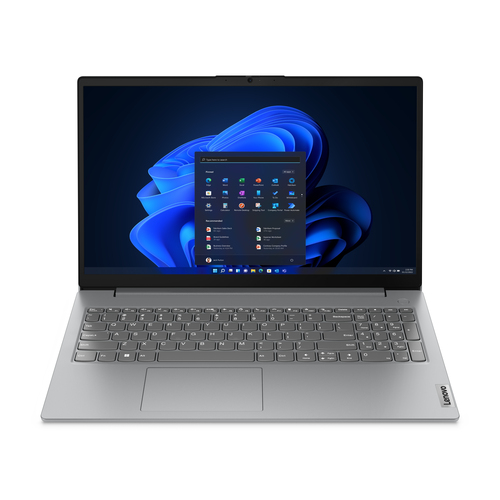 Laptop Lenovo V15 G4 IRU, Procesador Core i5-13420H 2.1GHz, 16GB RAM (8GB Soldado DDR4-3200 + 8GB SO-DIMM DDR4-3200), 512GB SSD M.2 2242, Pantalla 15.6" FHD, No Retroiluminado, Español, Windows 11 Profesional, RJ-45, Garantía 1 Año en Centro de Servicio
