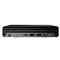 HP Pro 400 G9 DM, Procesador Intel Core i5-12500T vPro 2.0GHz 6C Q670, 8GB RAM DDR4-3200 (Máx 64GB), 512GB SSD M.2, Sin DVD, 1 HDMI, 2 DP, Sin VGA, RJ45, WiFi 6E-BT 5.3, 6 USB, TPM, PS 90W, Windows 11 Pro, 1-1-1, Reemplaza 8F7U9LT