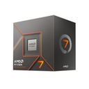 Procesador AMD Ryzen 7 8700F, S-AM5, 8ª Gen, 4.1 - 5.0 GHz, Caché 16MB, 8 Núcleos, sin Gráficos, con Disipador, Gamer Alto