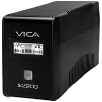 NO BREAK VICA 2200VA/1200W CON 10 TOMAS, 5 REGULADAS Y 5 CON RESPALDO MÁS REGULACION, 3 ANOS DE GARANTIA