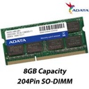 Memoria ADATA SODIMM DDR3L 8GB PC3L-12800 1600MHZ CL11 204pin 1.35v Laptop/AIO/Mini PCs