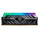 MEMORIA ADATA UDIMM DDR4 16GB PC4-25600 3200MHZ C16 1.35V XPG SPECTRIX D41 RGB TITANIO CON DISIPADOR PC/GAMER/ALTO RENDIMIENTO (AX4U320016G16A-ST41)