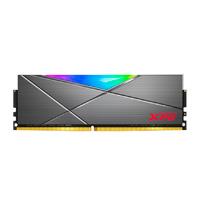 Memoria Adata UDIMM DDR4 16GB, PC4-25600, 3200MHz CL16, 1.35V, XPG Spectrix D50 RGB Gris con Disipador, PC/Gamer/Alto Rendimiento (AX4U320016G16A-ST50)