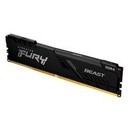 Memoria Kingston UDIMM DDR4 16GB, 3200MHz Fury Beast CL16, 288Pin, 1.35V, C/Disipador de Calor, P/PC/Gamer/Alto Rendimiento (KF432C16BB1/16)