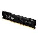 MEMORIA KINGSTON UDIMM DDR4 8GB 3200MHZ FURY BEAST CL16 288PIN 1.35V C/DISIPADOR DE CALOR P/PC/GAMER/ALTO RENDIMIENTO KF432C16BB/8
