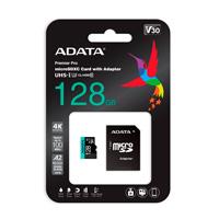 MEMORIA ADATA MICRO SDXC/SDHC 128GB UHS-I 100MB/85MB CLASE 10 V30 A2 C/ADAPTADOR ( AUSDX128GUI3V30SA2-RA1)
