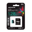 MEMORIA ADATA MICRO SDXC/SDHC 128GB UHS-I 100MB/85MB CLASE 10 V30 A2 C/ADAPTADOR ( AUSDX128GUI3V30SA2-RA1)