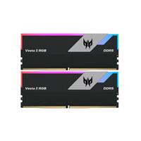 Memoria Acer Predator Vesta II U-DIMM DDR5 32GB (2x16GB), 6000 MT/s, CL32, Gaming RGB, Color Negro (BL.9BWWR.378)