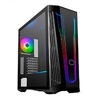 GABINETE COOLER MASTER MASTERBOX 540 CON VENTANA ARGB, MID-TOWER, MINI ITX/MICRO ATX/ATX/E-ATX, USB 3.2, SIN FUENTE, NEGRO