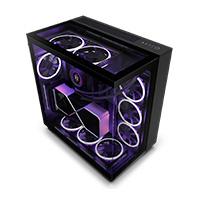 GABINETE NZXT H9 ELITE / VIDRIO TEMPLADO / NEGRO / ATX MID TOWER /CON 3 VENTILADORES RGB /1 SIN RGB / GAMER