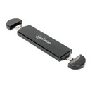 GABINETE MANHATTAN,USB A SDD M.2 NVME Y SATA, TIPO-C MACHO Y TIPO-A MACHO, PARA SSDS 2230/2242/2260/2280