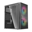 GABINETE ACTECK FUJI GC470 / MINI TORRE / MICRO ATX , MINI ITX / FUENTE 500W / VENTILADOR RGB / PANEL ACRILICO, METAL / AC-935838