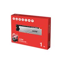 UNIDAD DE ESTADO SOLIDO SSD INTERNO 1TB ADATA XPG GAMMIX S60 M.2 2280 NVME PCIE GEN 4X4 LECT.5000 ESCRIT. 3200 MBS PC LAPTOP MINIPC DISIPADOR GAMER 3DNAND (AGAMMIXS60-1T-CS)