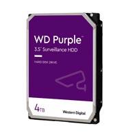 Disco Duro Interno WD Purple 4TB 3.5", Escritorio, SATA3, 6Gb/s, 64MB, 5400 RPM, 24x7, DVR, NVR, 1-16 Bahías, 1-64 Cámaras, WD43PURZ