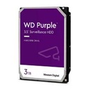 Disco Duro Interno WD Purple 3TB 3.5", Escritorio, SATA3, 6Gb/s, 256MB, 5400 RPM, 24x7, DVR, NVR, 1-8 Bahías, 1-64 Cámaras, WD33PURZ
