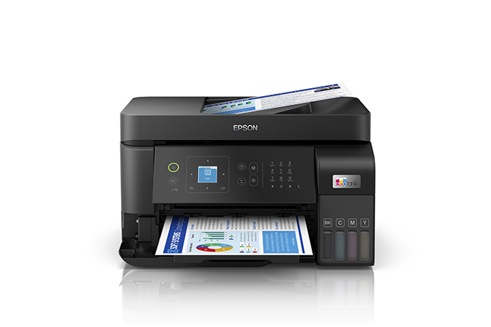 MULTIFUNCIONAL EPSON L5590, PPM 33 NEGRO/20 PPM COLOR, TINTA CONTINUA, ECOTANK, USB, WIFI, RED, ADF