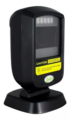 Lector de Códigos de Barra Ghia Omnidireccional 2D, USB, Compatible con QR