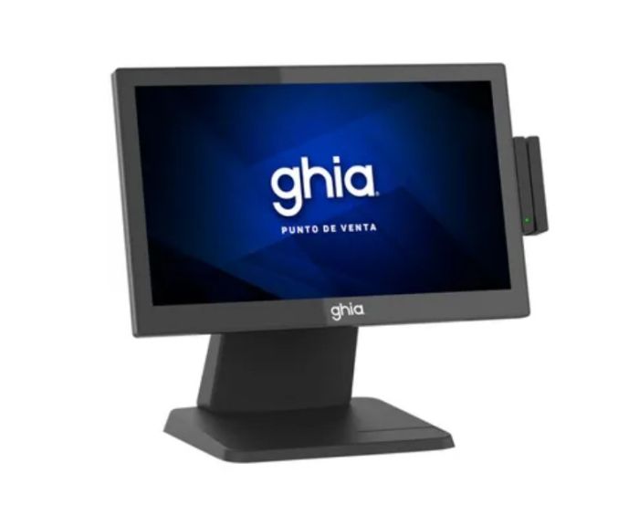 TERMINAL POS PUNTO DE VENTA GHIA 15 PULG TOUCHSCREEN/J4125/128GB ALMACENAMIENTO/4GB RAM DDR4/LECTOR DE BANDA MAGNETICA/WINDOWS 11