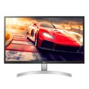 Monitor LED LG 27UL500-W, 27 pulgadas 4K 3840x2160, Aspecto 16:9, 60 Hz, TR 5ms, Panel IPS, HDMI(2), DisplayPort(1), Aux(1), HDCP 2.2, Calibración de Color, Radeon FreeSync, Black Stabilizer, HDR 10, Color Blanco