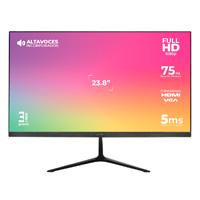Monitor Acteck Captive Vivid SP240, 23.8 pulgadas, plano, Full HD, altavoz integrado, 75 Hz, 5 ms, HDMI, VGA, DC, negro, AC-933841