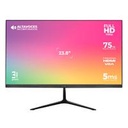 Monitor Acteck Captive Vivid SP240, 23.8 pulgadas, plano, Full HD, altavoz integrado, 75 Hz, 5 ms, HDMI, VGA, DC, negro, AC-933841