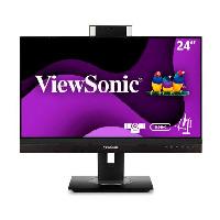 Monitor ViewSonic VG2456V, 1920 x 1080, 24 pulgadas, Full HD, Cámara Web Integrada, 75Hz, 5 ms, HDMI, Display Port, USB-C, 3 años de Garantía