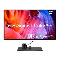 Monitor ViewSonic ColorPro VP2786-4K, 27 pulgadas, 3840 x 2160, UHD 4K, 120 Hz, 5 ms, HDR 10, USB-C 90W, Altavoces Integrados, HDMI, Display Port, 3 años de Garantía