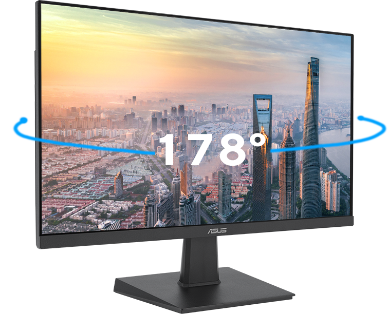 Monitor ASUS VA24EHF, 23.8 pulgadas, 1920 x 1080, 1 ms, 100 Hz, Flicker-Free, HDMI, VESA