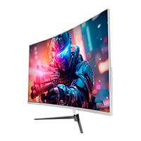 Monitor Gamer Balam Rush Ultra Earth II MGX27C, 27 pulgadas, Curvo, 165 Hz, Full HD, 1 ms, Joystick de Navegación, HDMI, DP, USB C, Audio, DC, Flicker Free, FreeSync, Blanco, BR-938280