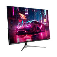 Monitor Gamer Balam Rush Ultra Earth II MGX27, 27 pulgadas, Plano, 165 Hz, Full HD, 1 ms, Joystick de Navegación, HDMI, DP, USB C, Audio, DC, Flicker Free, FreeSync, Negro, BR-938297