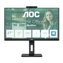 Monitor LED AOC Q27P3CW, Color Negro, Panel IPS, 27 pulgadas, HDMI, DP, VGA, Aspecto 16:9, Tiempo de Respuesta 4ms, 2560x1440, 75Hz, VESA 100x100 mm, Contraste 20,000,000:1, Brillo 350 cd/m2