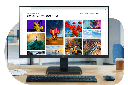 Monitor PC LG 22MR410-B Full HD 21.45, AMD FreeSync, 1920x1080, Panel VA, Aspecto 16:9, Relación 3000:1, 100 Hz, HDMI, Reader Mode, Flicker Safe, Black Stabilizer, Montable Pared 100x100
