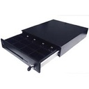 CAJON DE DINERO EC LINE EC-CD-50M, NEGRO, COMPARTIMENTOS 4 BILLETES - 8 MONEDAS