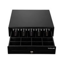 CAJON DE DINERO TECHZONE  TZBE4B8M90, COMPARTIMENTO, 4 BILLETES, 8 MONEDAS, REMOVIBLE, NEGRO  